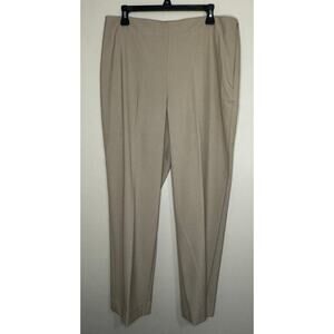 NWT Talbots Dress Pants Size 14 Hollywood Brown Side Zip Above Waist Straight